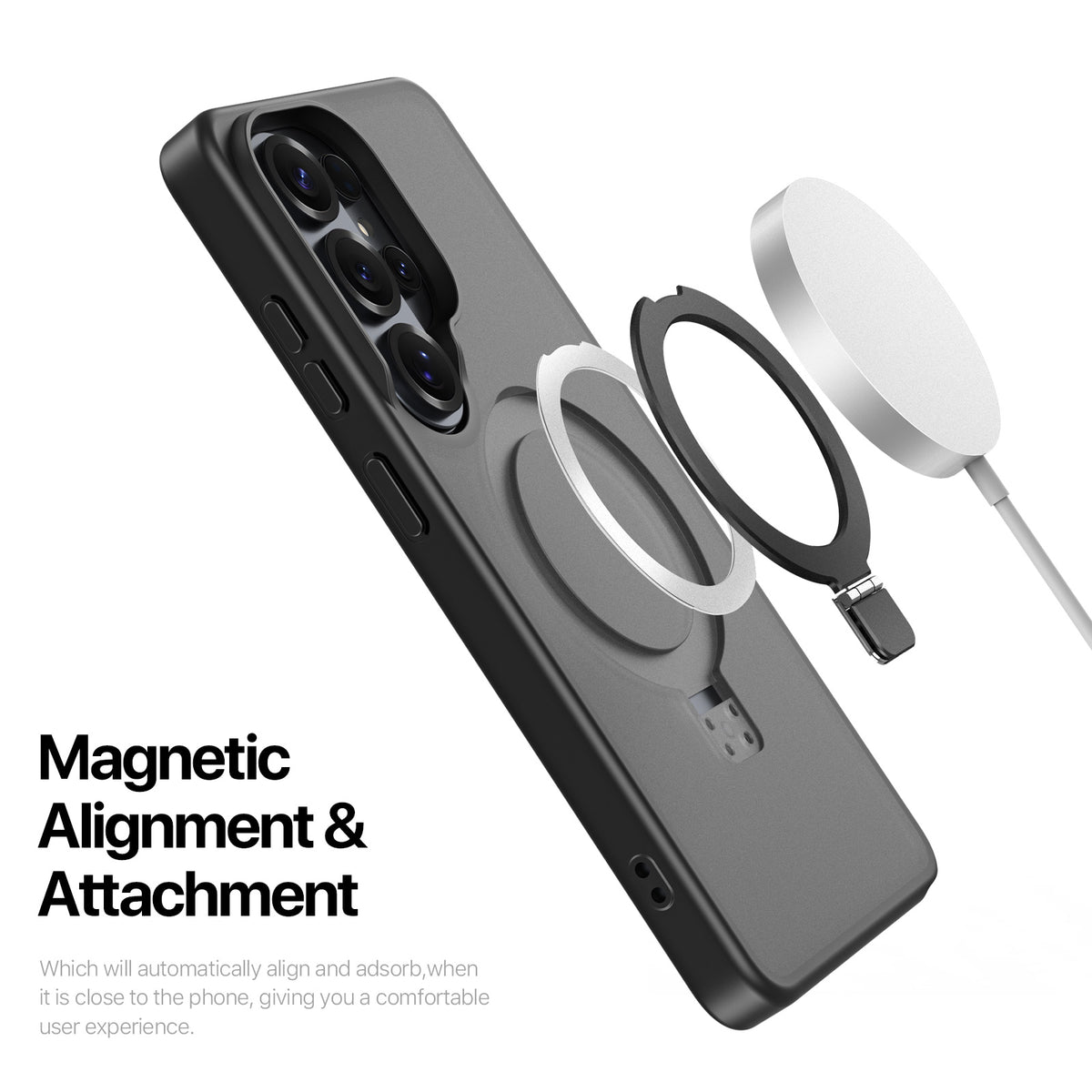 DUX DUCIS For Samsung Galaxy S26 Ultra Magnetic Case  Yind Series Kickstand PC TPU Matte Phone Cover