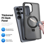 DUX DUCIS For Samsung Galaxy S26 Ultra Magnetic Case  Yind Series Kickstand PC TPU Matte Phone Cover