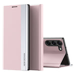 For Samsung Galaxy S23 Electroplating PU Leather Flip Viewing Stand Cover Cell Phone Case
