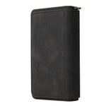 For Samsung Galaxy A57 5G Zipper Wallet Case with 15 Card Slots and Strap Leather Phone Cover