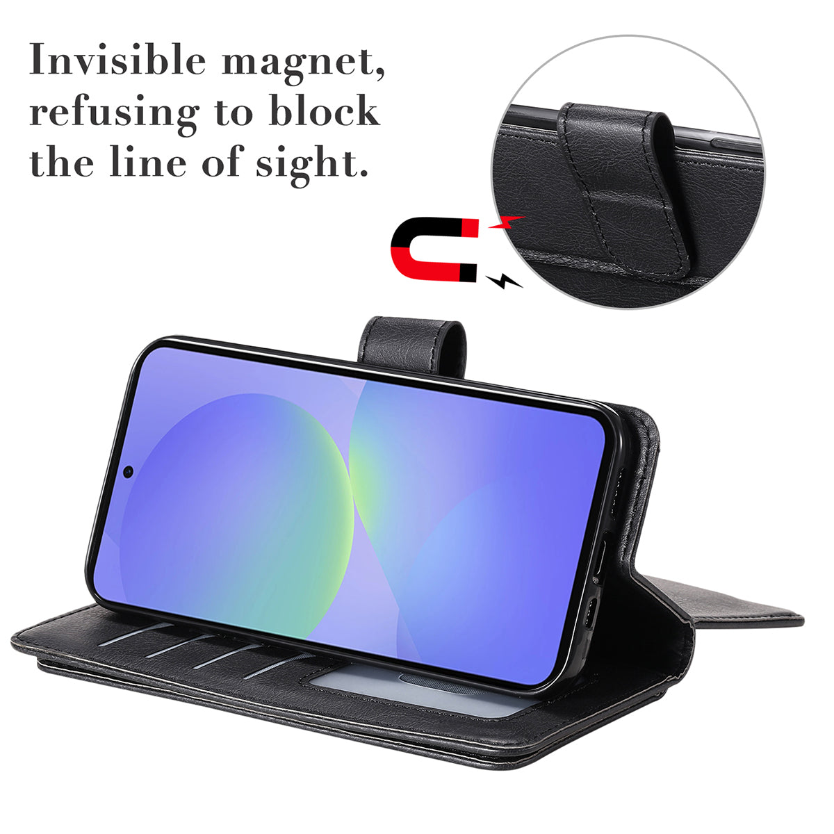 For Samsung Galaxy A37 5G Leather Case with 10 Card Holder Phone Cover Stand