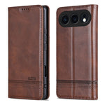 AZNS For Honor 500 5G Case Cowhide Texture PU Leather Wallet Phone Cover