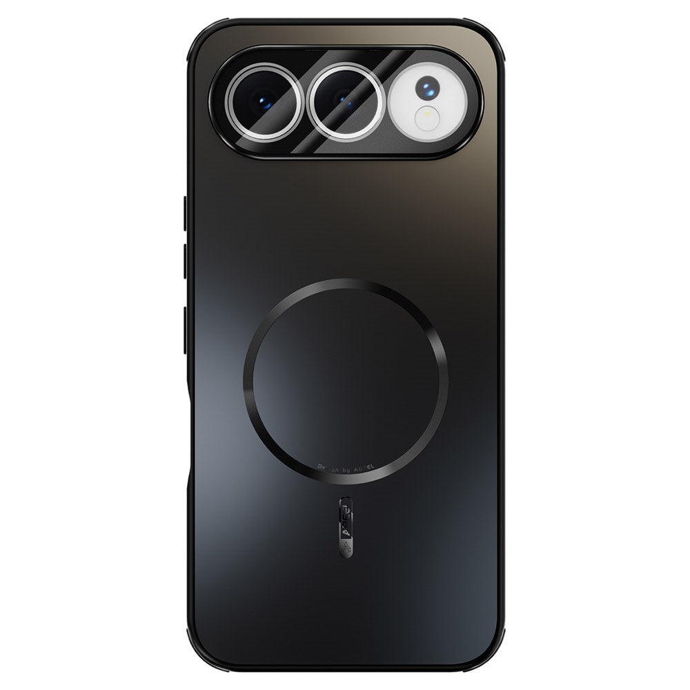 ABEEL For Honor 500 5G Magnetisk Etui TPU PC Kølende Mat Telefon Bagcover med Linsefilm