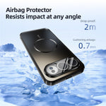 ABEEL For Honor 500 5G Magnetisk Etui TPU PC Kølende Mat Telefon Bagcover med Linsefilm