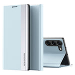 For Samsung Galaxy S23+ Electroplating Protective Case PU Leather Flip Stand Cover Phone Case