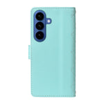 For Samsung Galaxy S26+ Wallet Case Rhombus Leather Phone Cover with Strap