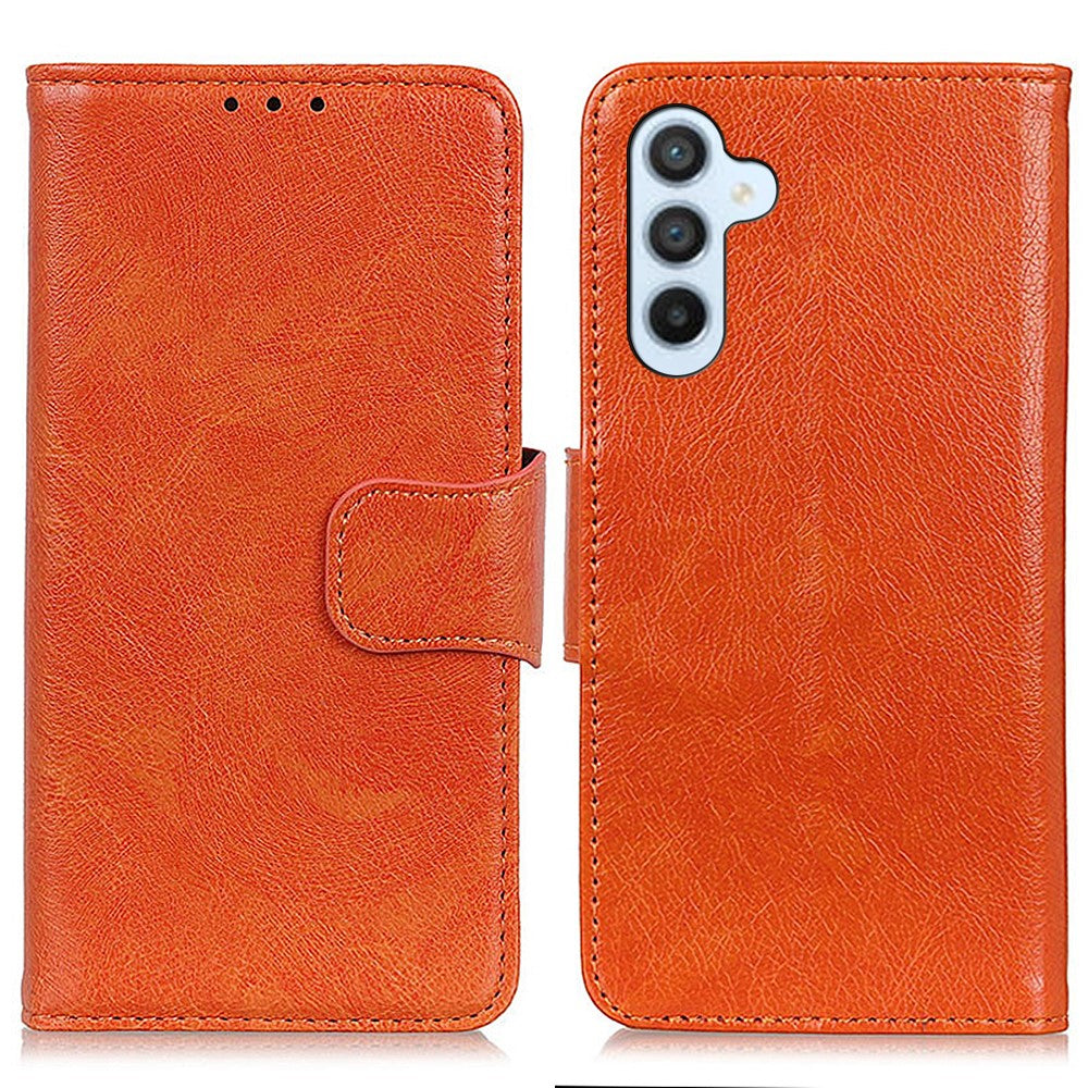 Til Samsung Galaxy A37 5G Telefoncover Nappa Tekstur Splitlæder Pung Telefoncover