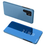 Samsung Galaxy S23 Ultra Flip Läderfodral med Stativ Helkroppsskyddande mobilfodral
