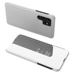 Samsung Galaxy S23 Ultra Flip Läderfodral med Stativ Helkroppsskyddande mobilfodral