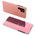 Samsung Galaxy S23 Ultra Flip Läderfodral med Stativ Helkroppsskyddande mobilfodral