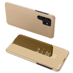 Samsung Galaxy S23 Ultra Flip Läderfodral med Stativ Helkroppsskyddande mobilfodral