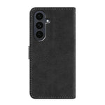 Samsung Galaxy S26 Skal Retro PU Läder Plånboksfodral med Roterande Korthållare