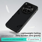 ABEEL CF-Lyocell Series For Oppo Find X8s+ 5G Magnetic Case Microfiber + PC + E-TPU Phone Cover