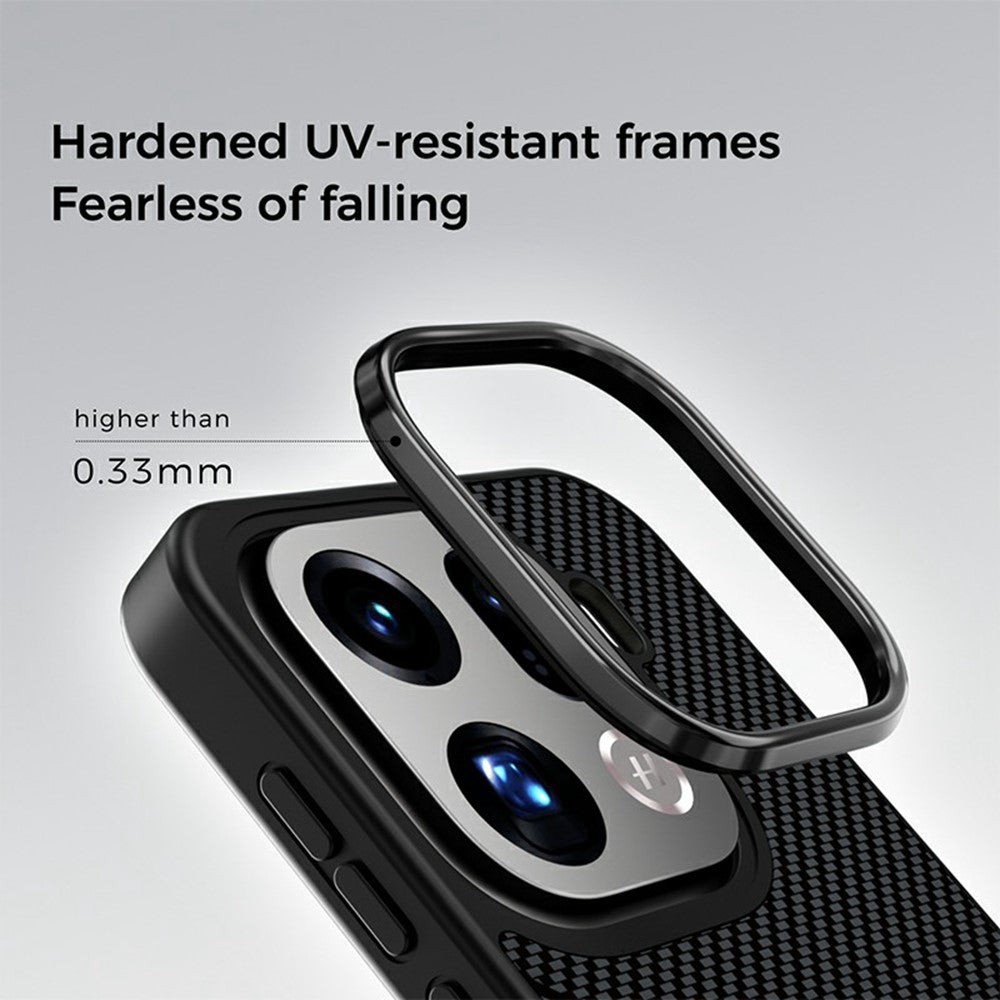 ABEEL CF-Lyocell Series For Oppo Find X9 5G Magnetic Case Microfiber + PC + E-TPU Phone Cover