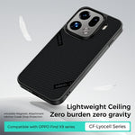 ABEEL CF-Lyocell-serie til Oppo Find X9 Pro 5G magnetisk cover mikrofiber + PC + E-TPU telefoncover