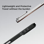 ABEEL CF-Lyocell-serie til Oppo Find X9 Pro 5G magnetisk cover mikrofiber + PC + E-TPU telefoncover