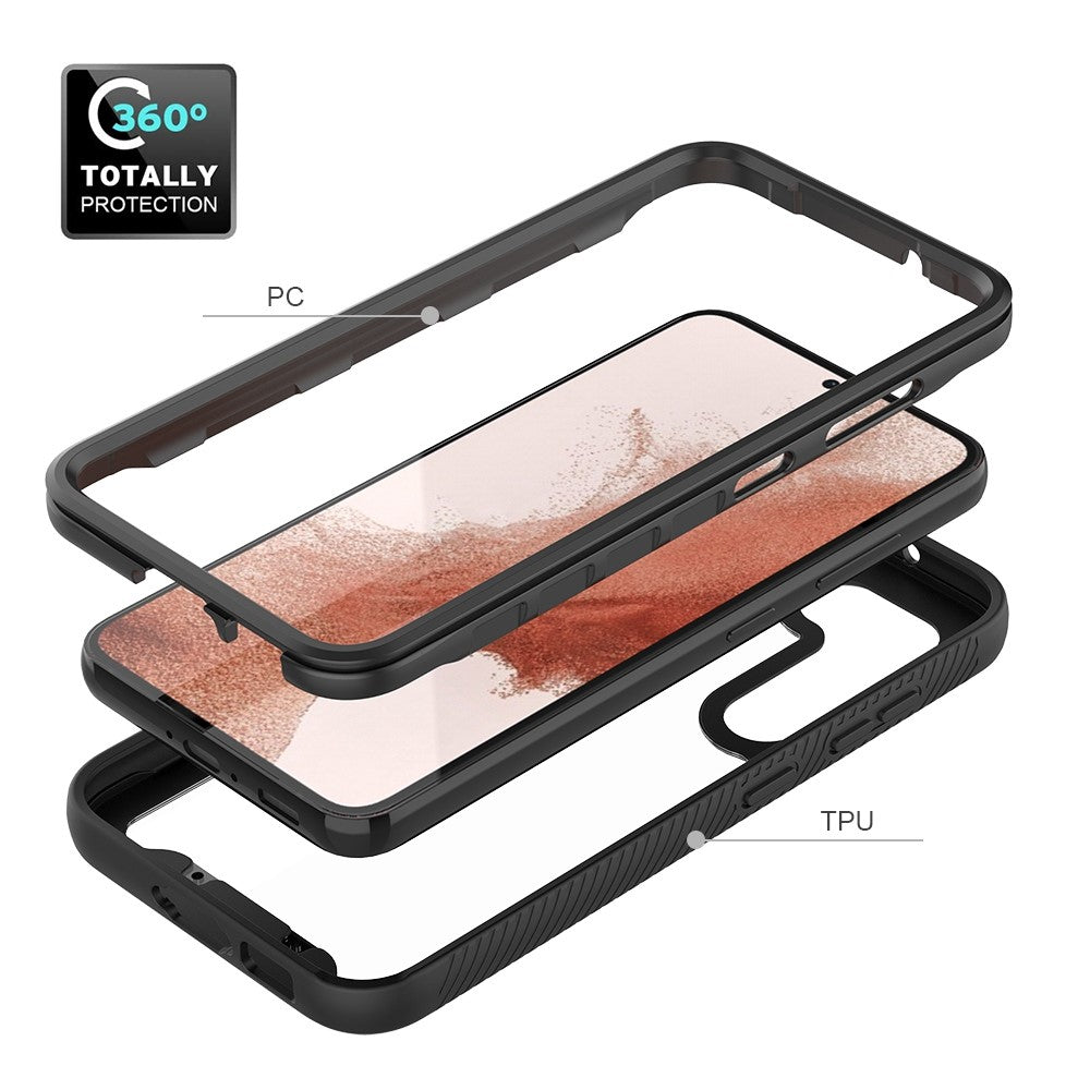 For Samsung Galaxy S23+ Hard Acrylic + PC + Soft TPU Phone Case Drop-proof Clear Back Cover