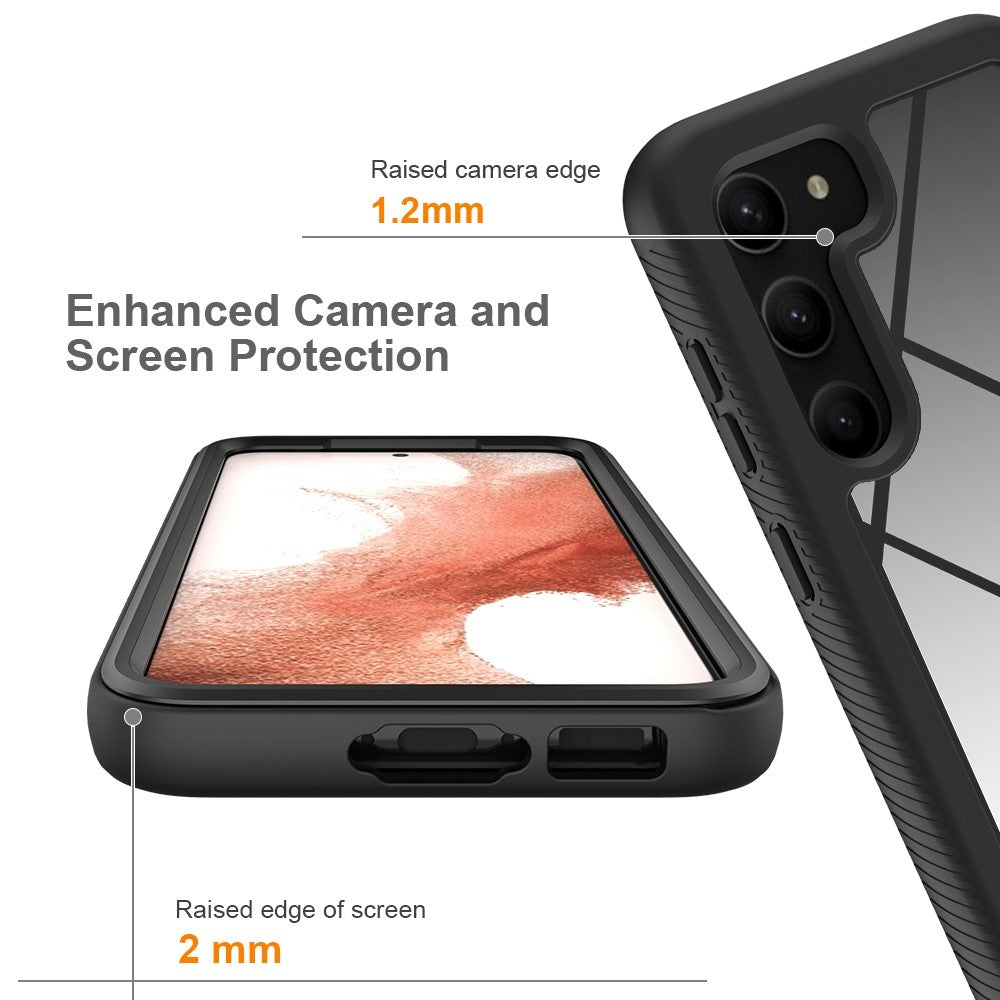 For Samsung Galaxy S23+ Hard Acrylic + PC + Soft TPU Phone Case Drop-proof Clear Back Cover