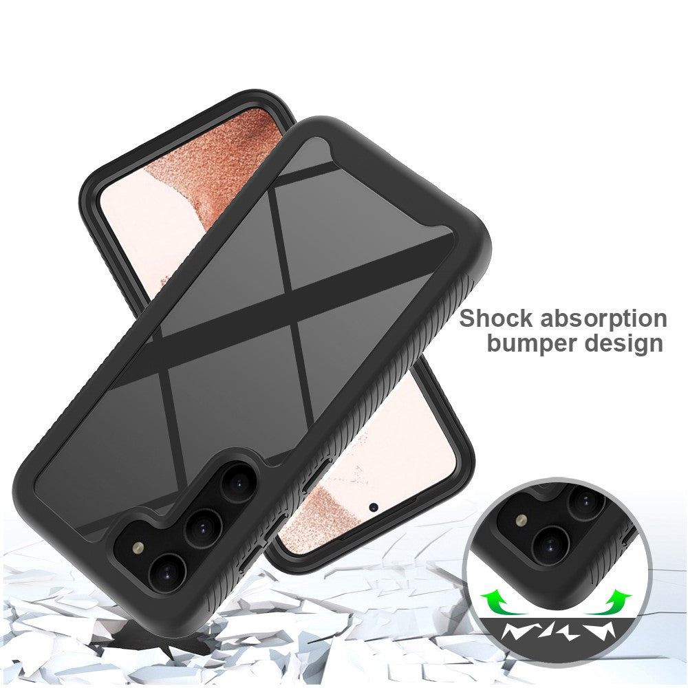 For Samsung Galaxy S23+ Hard Acrylic + PC + Soft TPU Phone Case Drop-proof Clear Back Cover