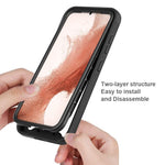 For Samsung Galaxy S23+ Hard Acrylic + PC + Soft TPU Phone Case Drop-proof Clear Back Cover