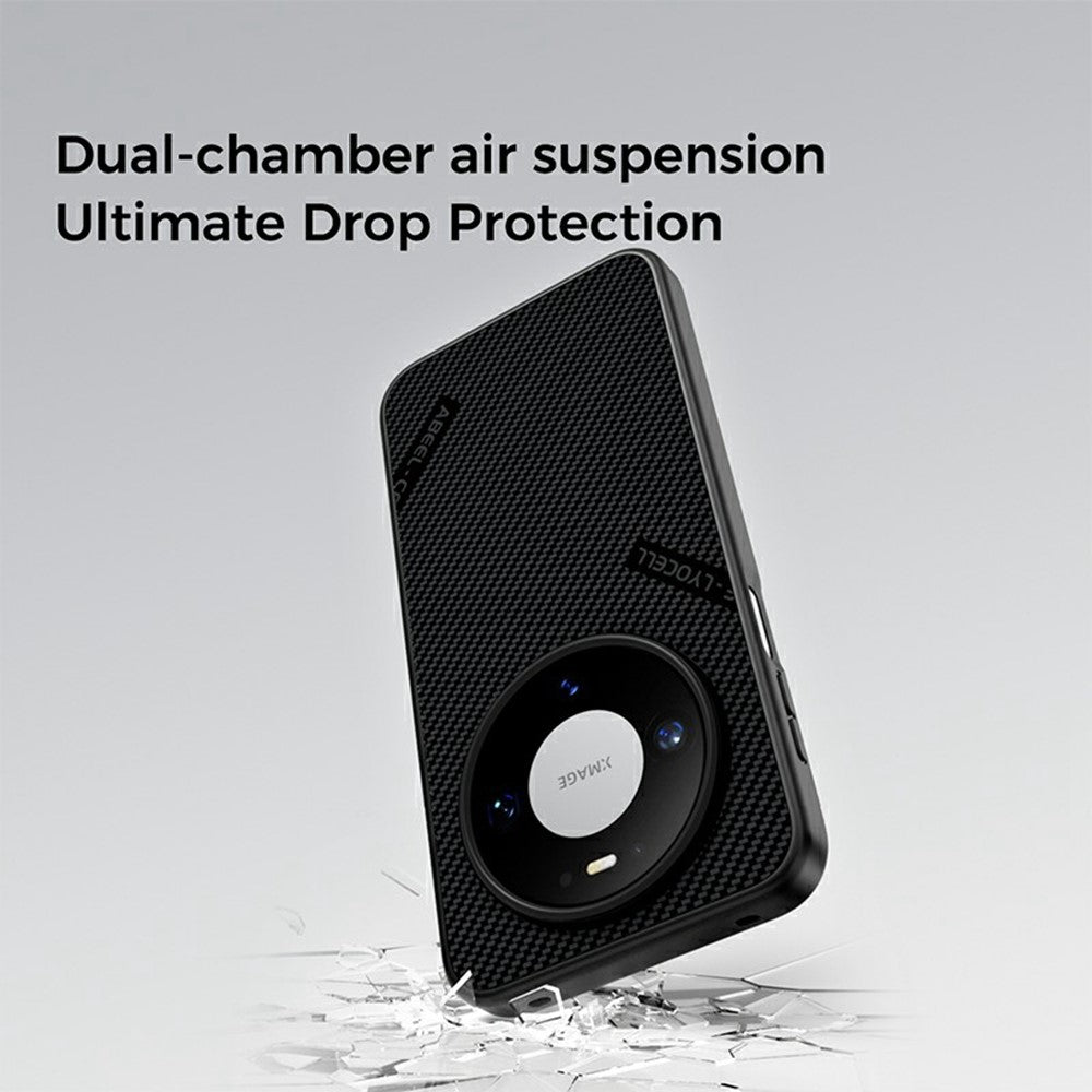 ABEEL CF-Lyocell Series For Huawei Mate 80 Magnetic Case Microfiber + PC + E-TPU Phone Cover