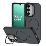 mobilskal för Samsung Galaxy A18 5G / A18 4G / A26 5G / A17 5G / A17 4G / A16 5G / A16 4G Skin-touch PC + TPU Magnetiskt skal med linsram, stativ