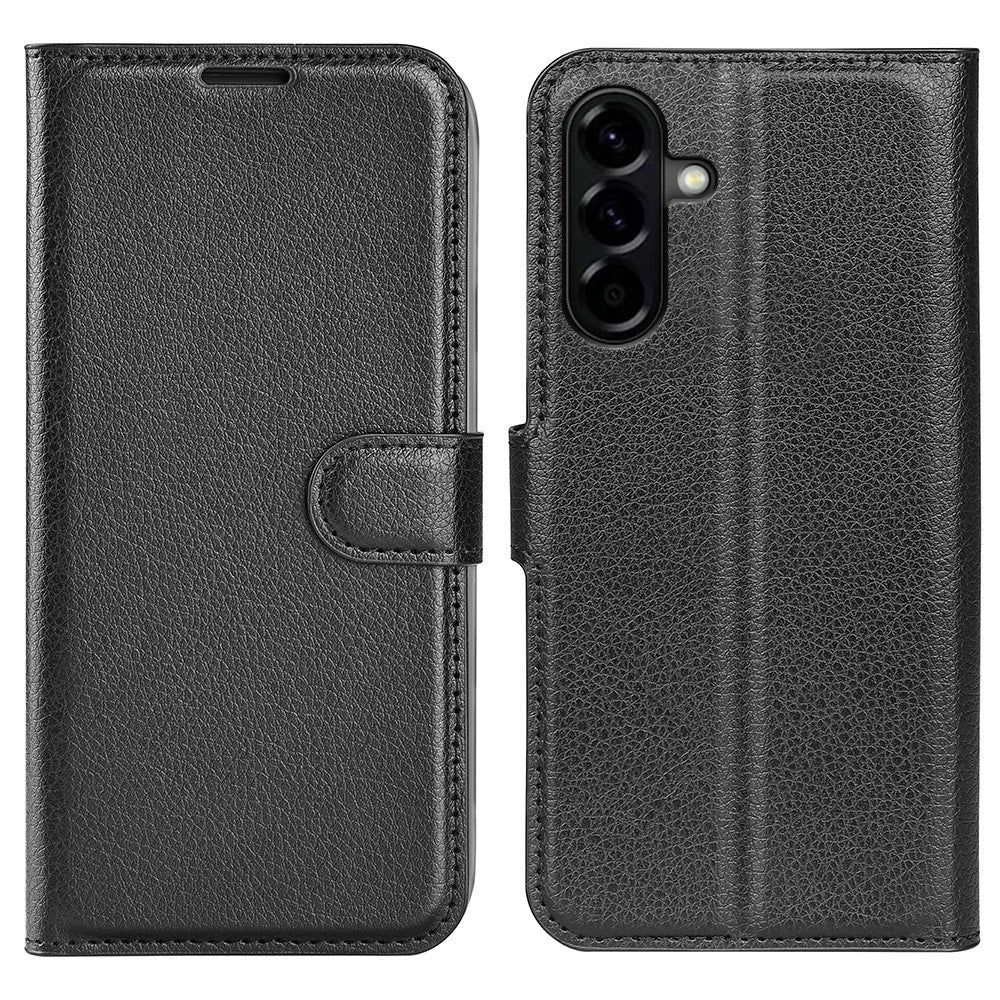 Samsung Galaxy A57 5G Plånboksfodral Litchitextur Stötsäkert Läderfodral
