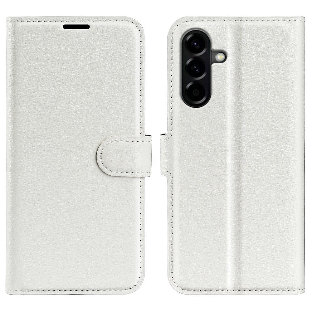 Samsung Galaxy A57 5G Plånboksfodral Litchitextur Stötsäkert Läderfodral