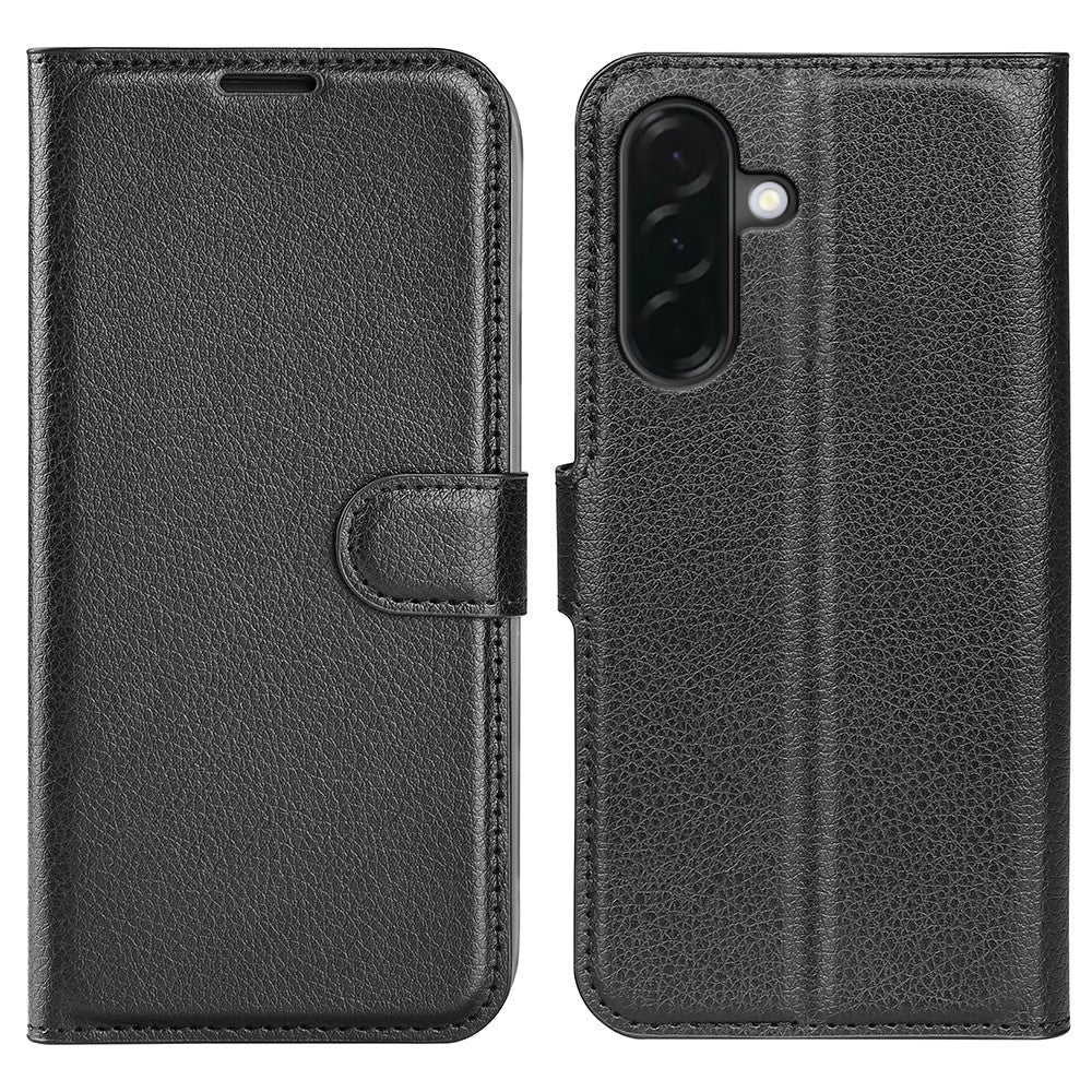 Samsung Galaxy A37 5G Plånboksfodral Litchitextur Stötsäkert Läderfodral