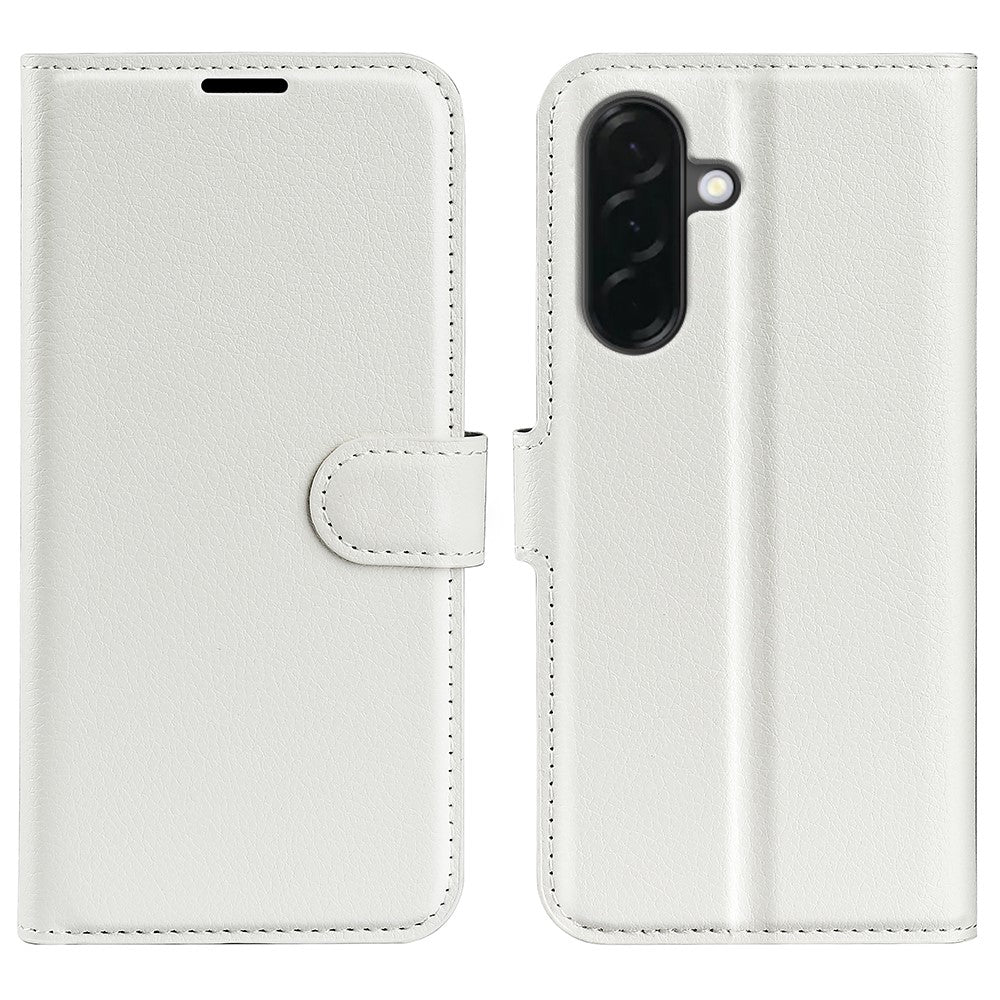 Samsung Galaxy A37 5G Plånboksfodral Litchitextur Stötsäkert Läderfodral