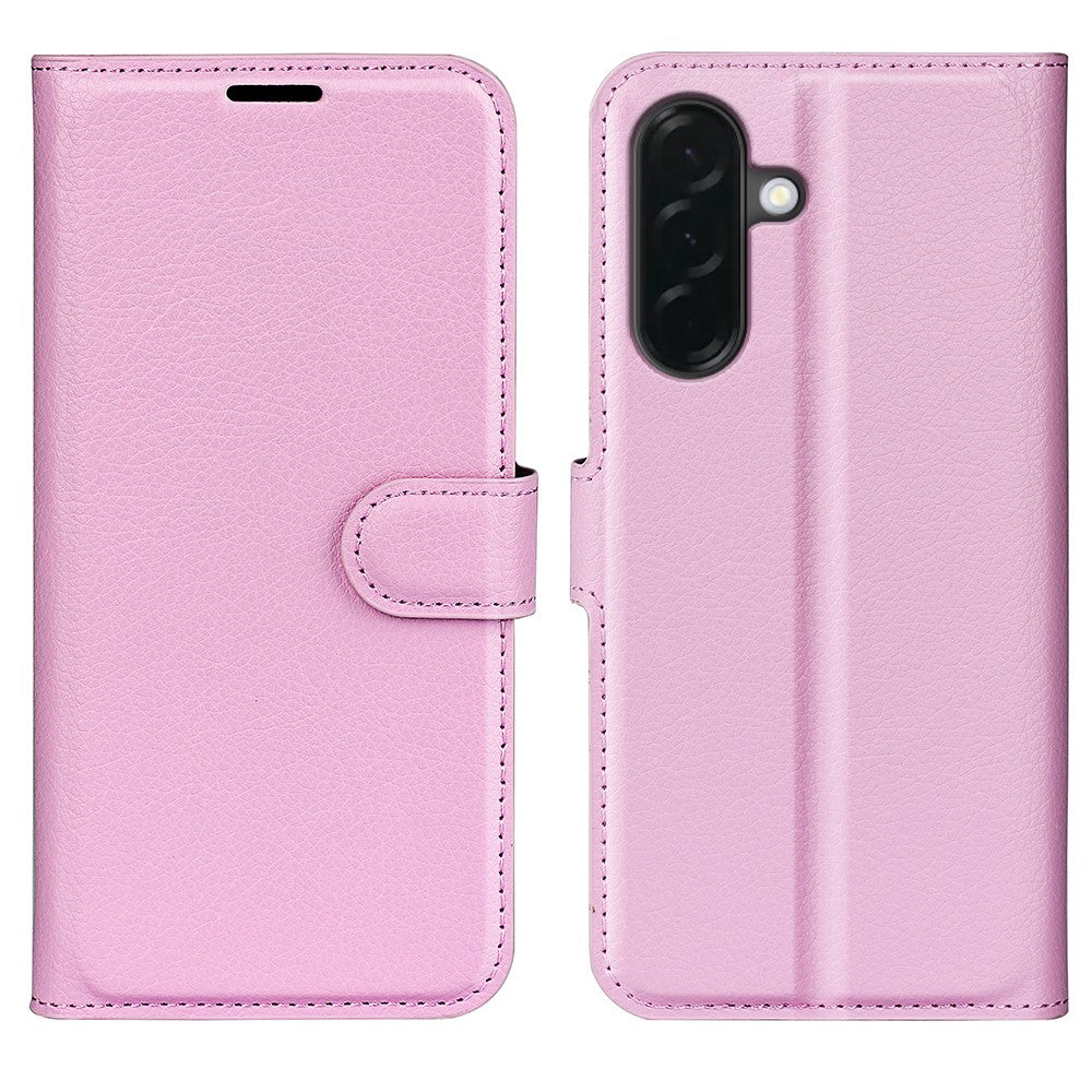 Samsung Galaxy A37 5G Plånboksfodral Litchitextur Stötsäkert Läderfodral