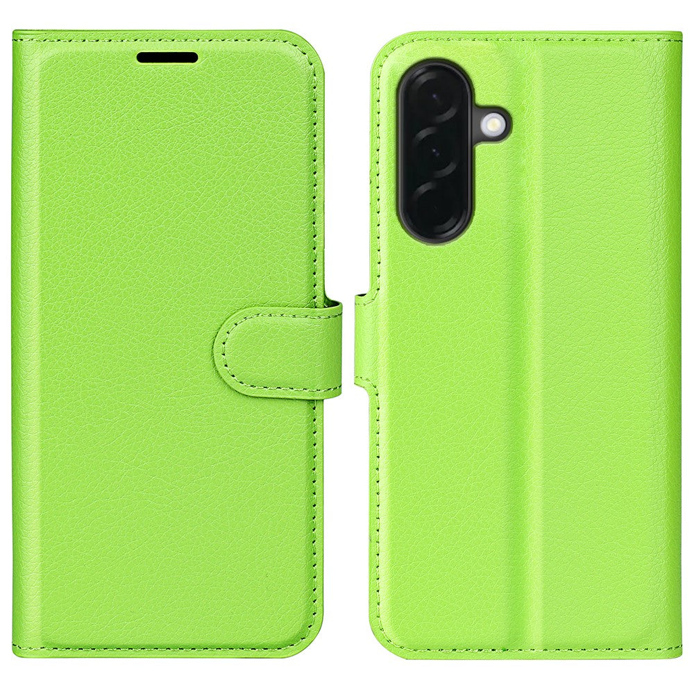 Samsung Galaxy A37 5G Plånboksfodral Litchitextur Stötsäkert Läderfodral
