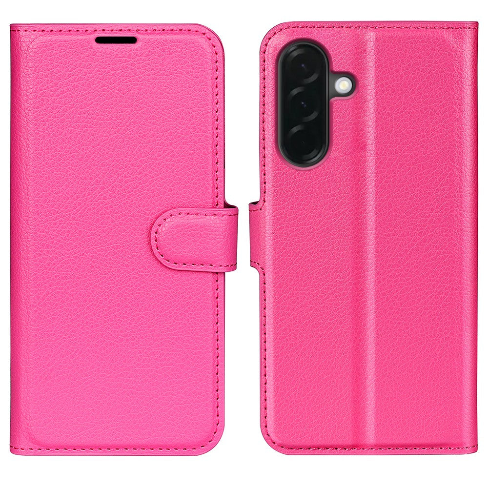 Samsung Galaxy A37 5G Plånboksfodral Litchitextur Stötsäkert Läderfodral