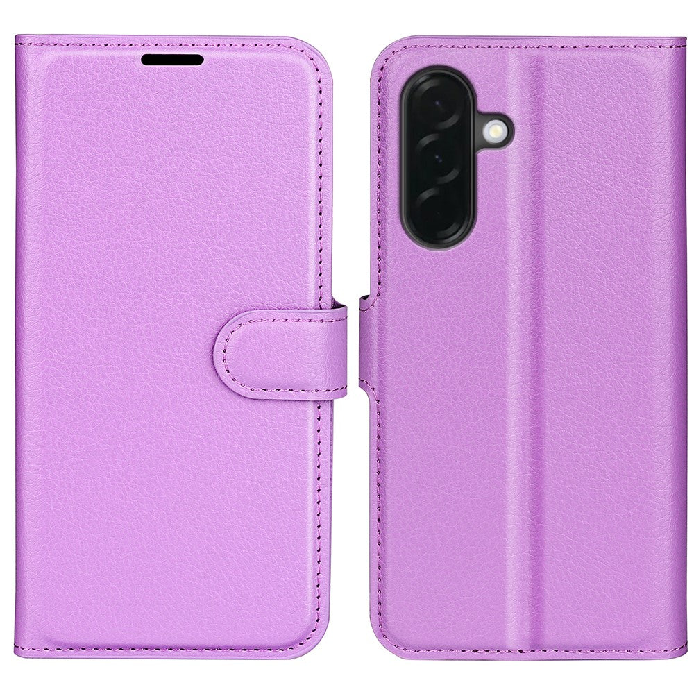 Samsung Galaxy A37 5G Plånboksfodral Litchitextur Stötsäkert Läderfodral