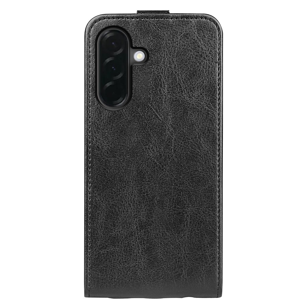 Samsung Galaxy A37 5G-skal med kortplatser, vertikalt fällbart läderfodral