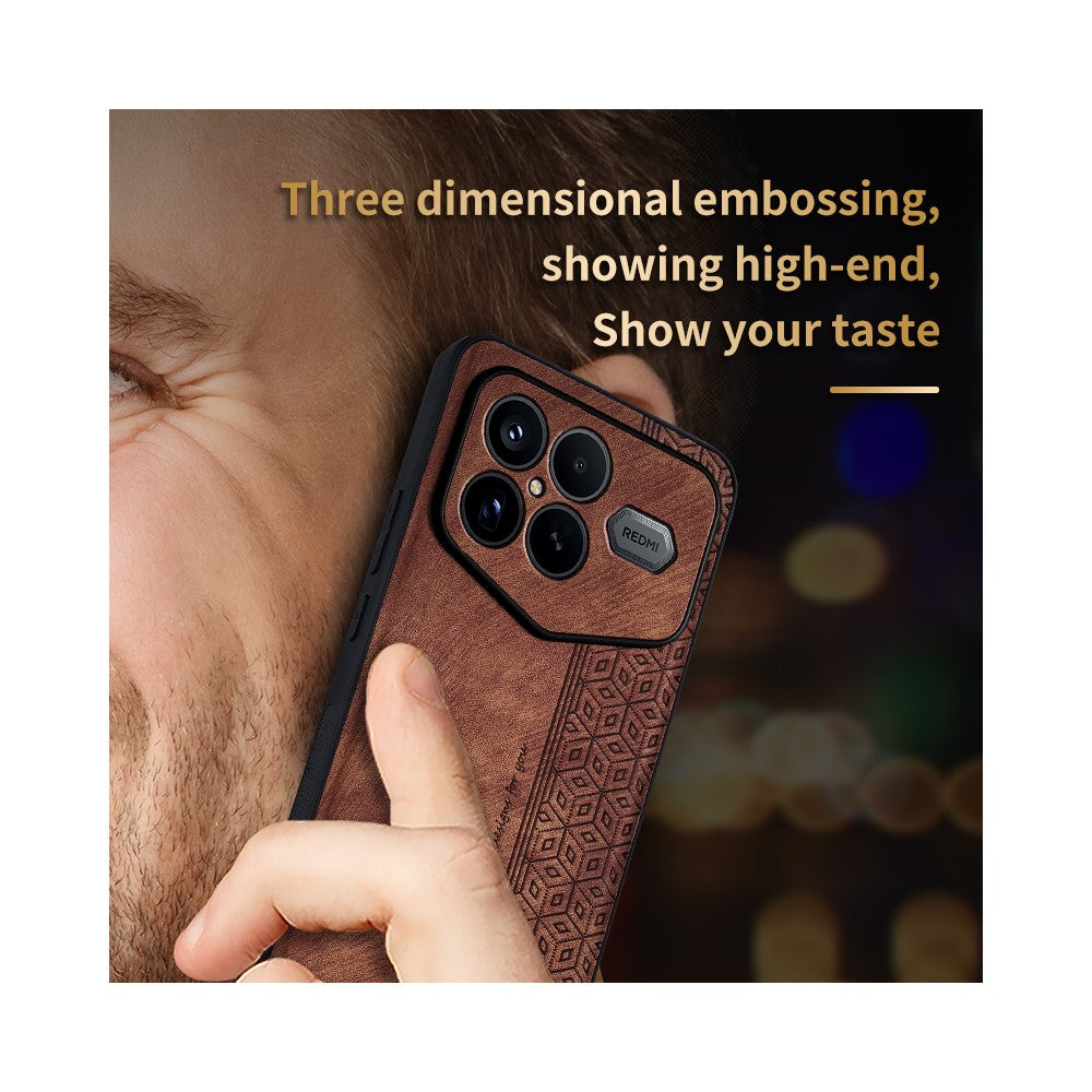 AZNS For Xiaomi Redmi K90 Pro Max Champion Edition Case PU Leather Covered TPU Phone Protective Cover