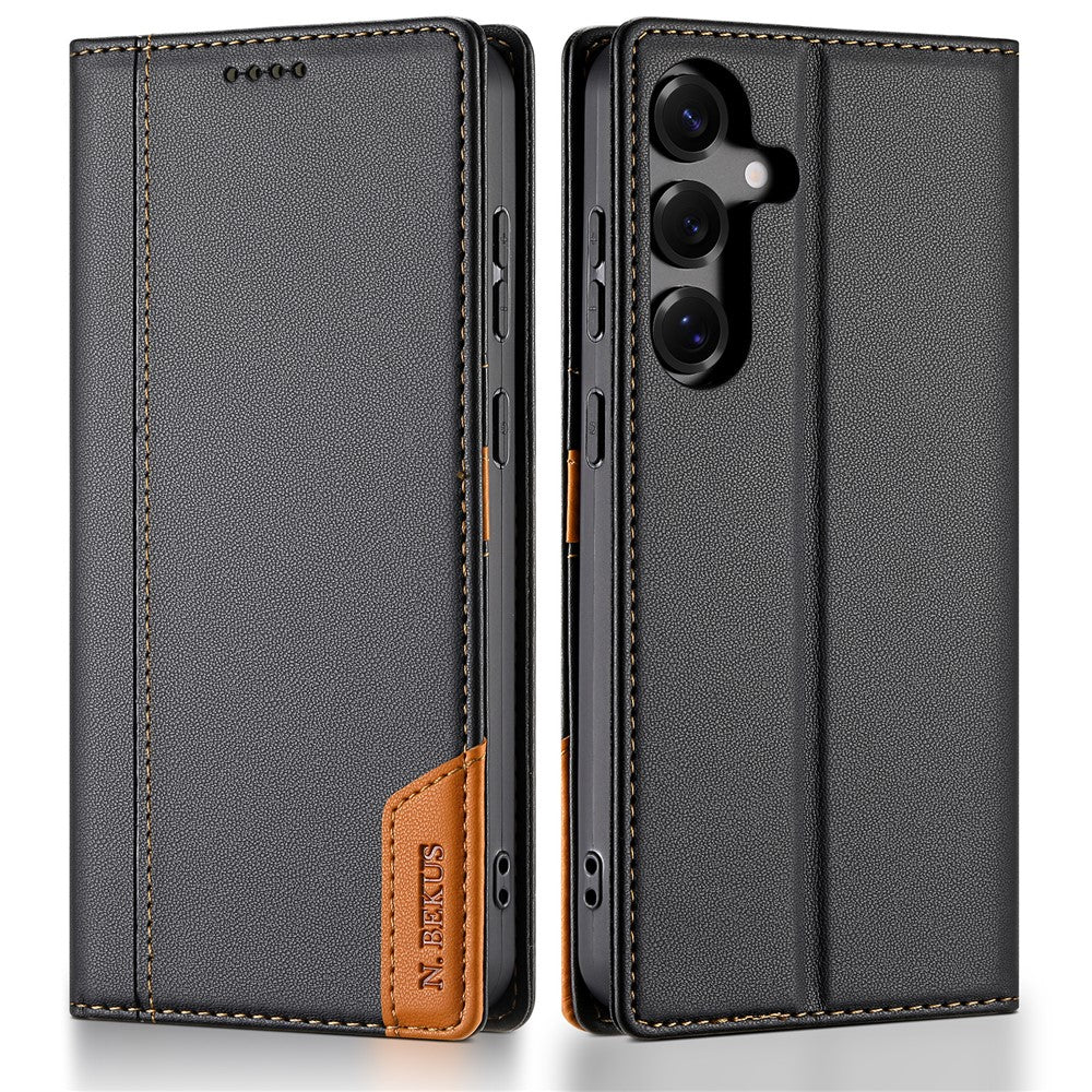 N.BEKUS P3 Til Samsung Galaxy A57 5G Cover RFID Blokerende Pung Stand PU Læder Flip Telefoncover