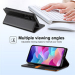N.BEKUS P3 Til Samsung Galaxy A57 5G Cover RFID Blokerende Pung Stand PU Læder Flip Telefoncover