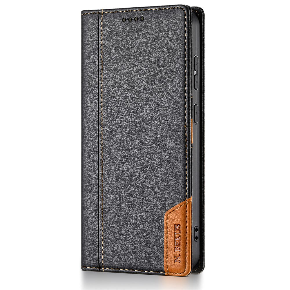 N.BEKUS P3 Til Samsung Galaxy A57 5G Cover RFID Blokerende Pung Stand PU Læder Flip Telefoncover