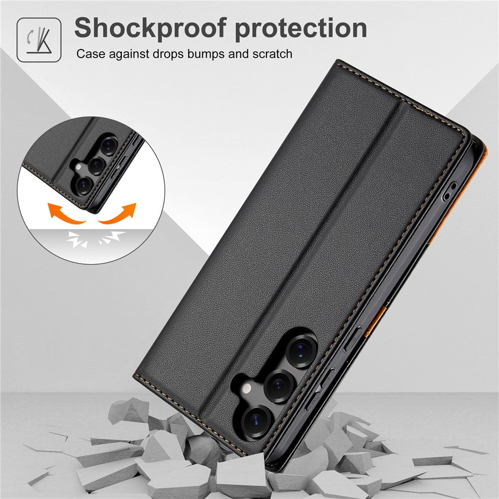 N.BEKUS P3 Til Samsung Galaxy A57 5G Cover RFID Blokerende Pung Stand PU Læder Flip Telefoncover