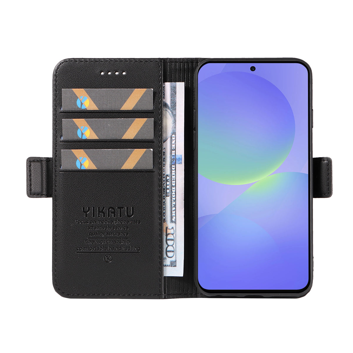 YIKATU Til Samsung Galaxy A37 5G Pung Telefoncover YK-003 Læder Stativcover