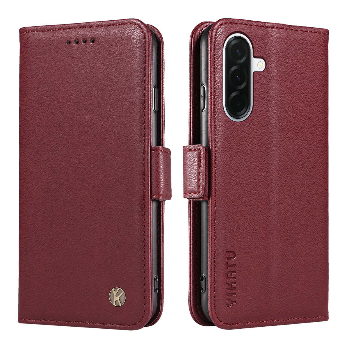 YIKATU Til Samsung Galaxy A37 5G Pung Telefoncover YK-003 Læder Stativcover