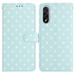 For OnePlus Nord 5 5G Leather Case Polka Dot Pattern Wallet Stand Folio Phone Cover