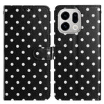 For Oppo Find X9 5G Leather Case Polka Dot Pattern Wallet Stand Folio Phone Cover