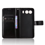 For Honor 500 5G PU Leather Case with Strap Crazy Horse Texture Phone Wallet Cover