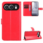 For Honor 500 5G PU Leather Case with Strap Crazy Horse Texture Phone Wallet Cover