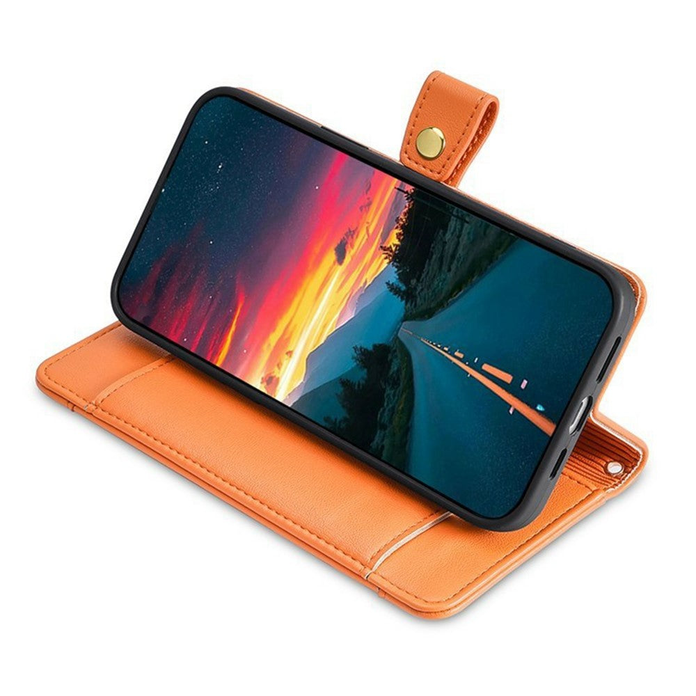 For Honor Magic8 Pro 5G Leather Case Zipper Pocket Wallet Phone Cover with 2 Straps