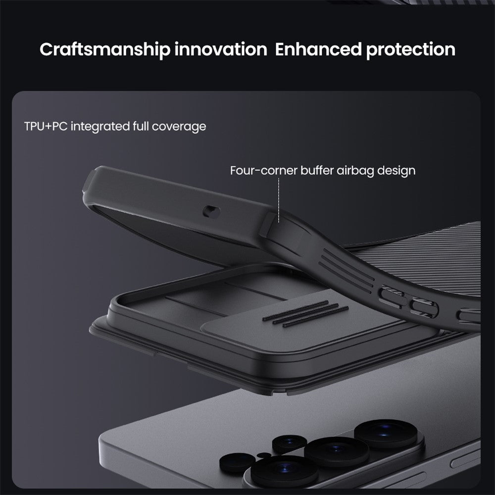 NILLKIN Camshield Pro Series for Samsung Galaxy S26 Ultra Case PC + TPU Phone Cover with Camera Slider