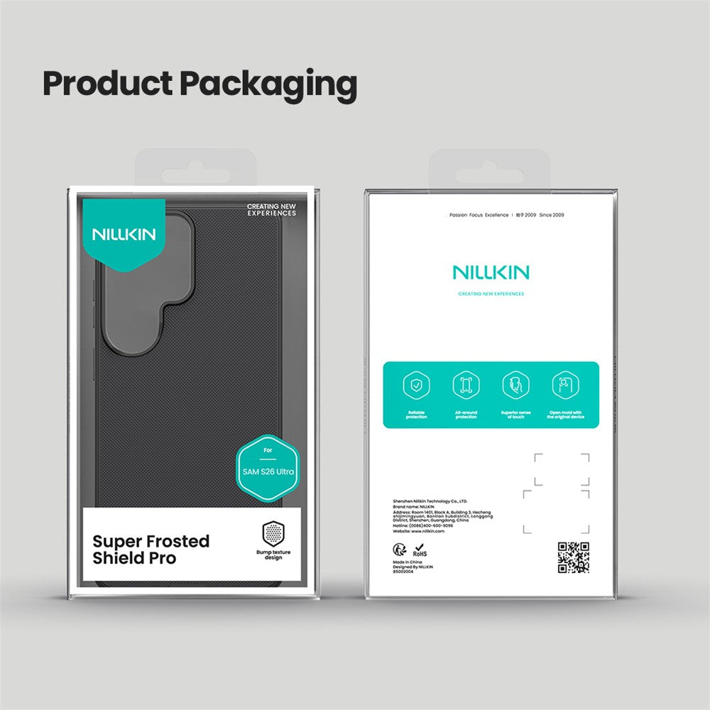 NILLKIN Frosted Shield Pro For Samsung Galaxy S26 Ultra Case Matte PC + TPU Phone Cover