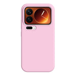 For Xiaomi 17 Pro Case Ultra Thin Liquid Silicone + PC Phone Cover with Camera Touch Control Button